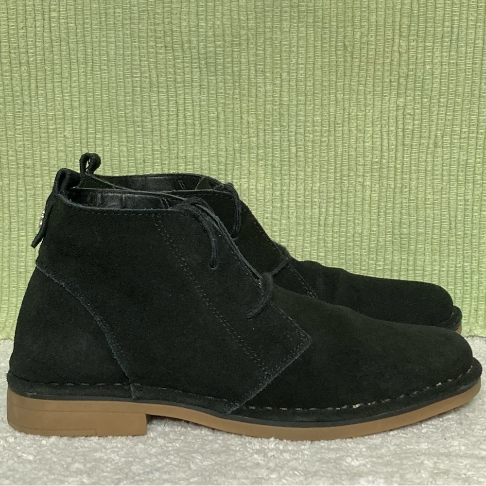 Tommy Bahama Women's Black Suede Evert Casual Lace Chukka Boots Booties SZ US 7